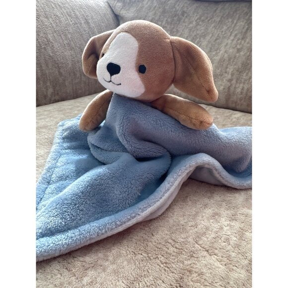 Carter's Dog Plush Lovey Blue Security Blanket - Picture 3 of 6